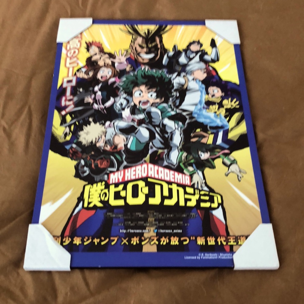 My Hero Academia wall hanging picture😊